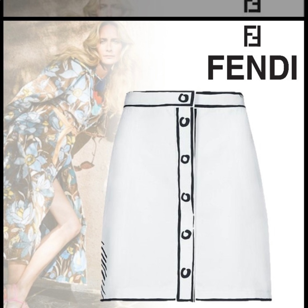 Fendi skirt 20/21 session roma joshua denim
